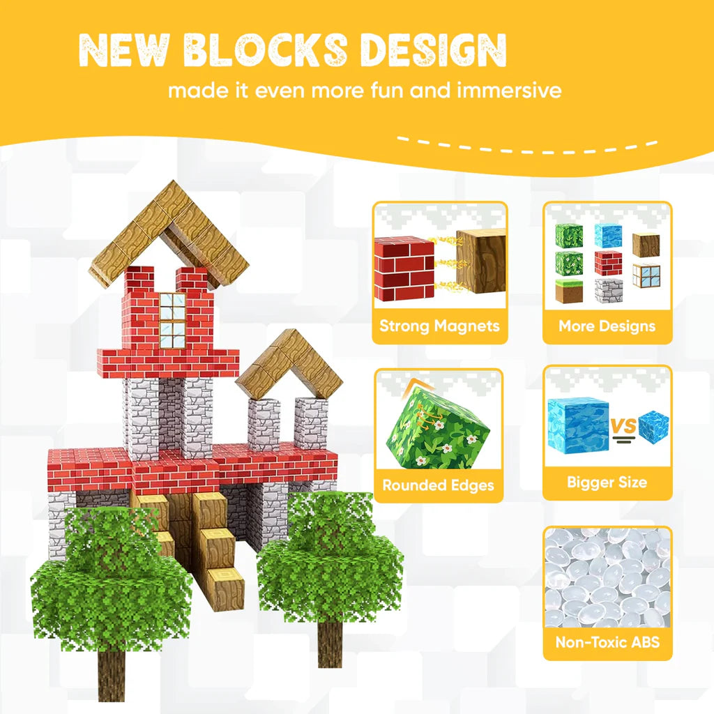 Venta™ STEM Learning Magnetic Building Blocks My Store